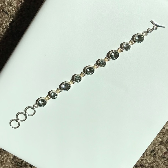 GORGEOUS Green Amethyst & Sterling Silver - SOLID! - Picture 2 of 3